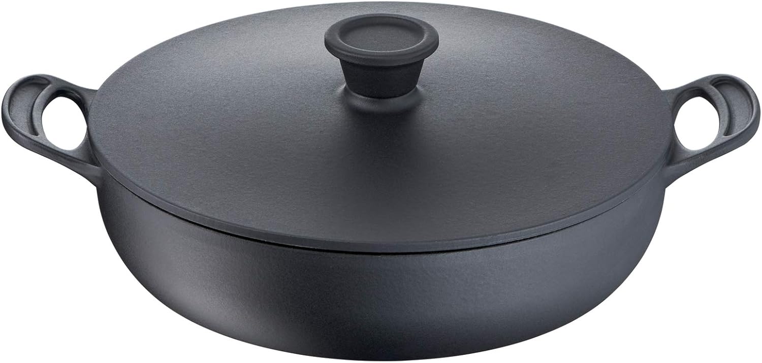 Tefal Jamie Oliver Padella Ghisa 30cm con Coperchio - immagine 1