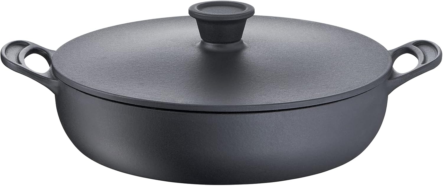 Tefal Jamie Oliver Padella Ghisa 30cm con Coperchio - immagine 7
