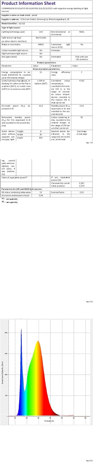 Parlat Apparecchio Sottopensile LED Siris 90cm (Set 2) - immagine 10