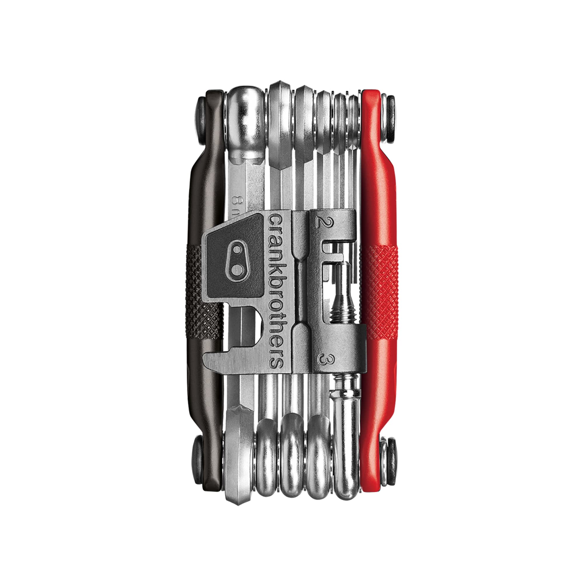 Crankbrothers Strumento Multi-17 Nero/Rosso Multi Misto Adulto