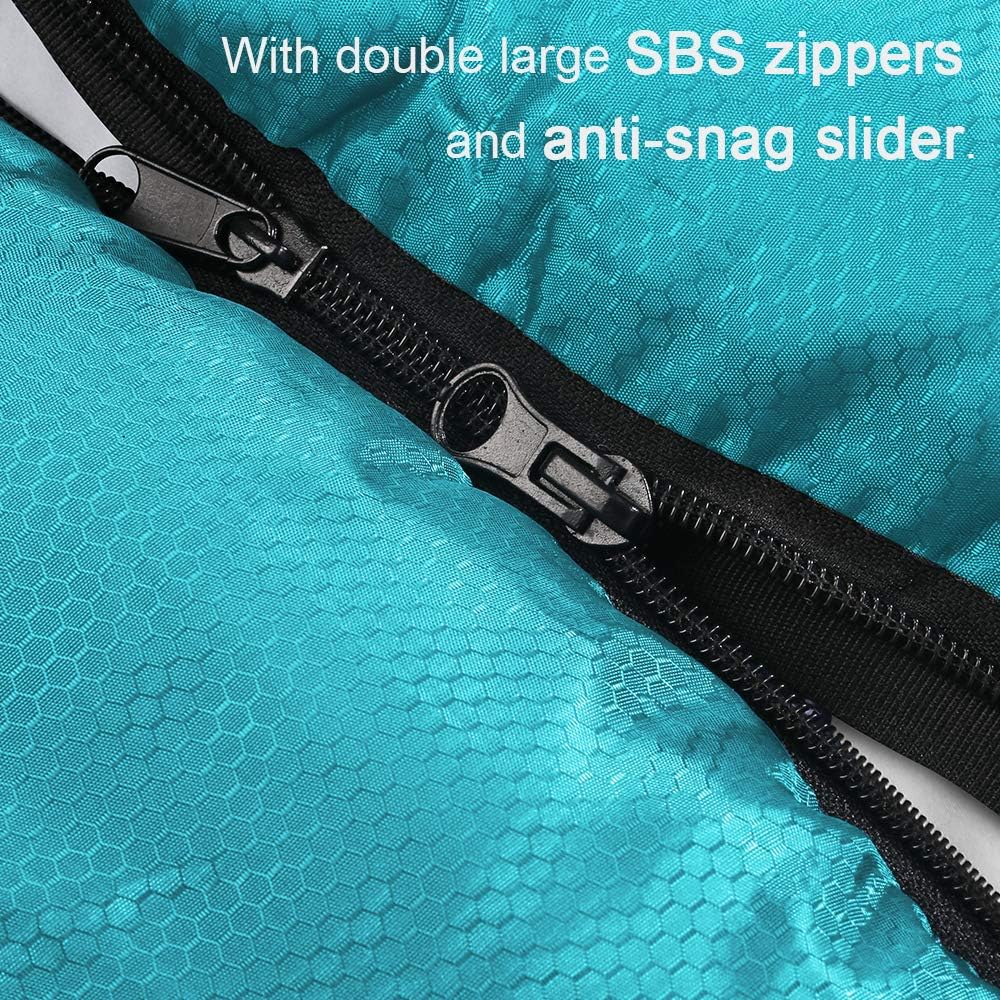 Forceatt Sacco a Pelo Mummia con Cappuccio 0℃-20℃ - immagine 5