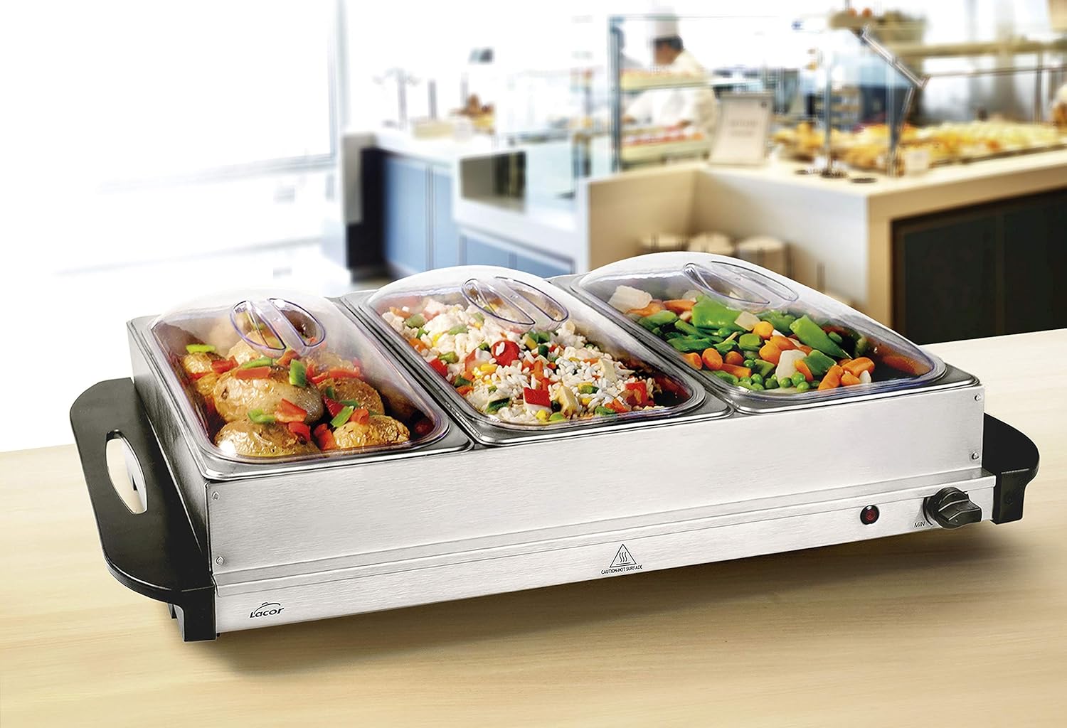 Lacor Scaldapiatti in acciaio inox - immagine 3