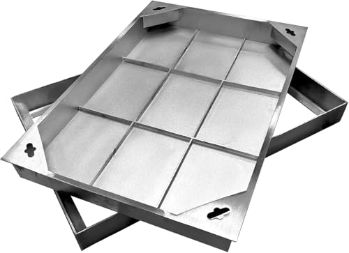 Natotela Copertura per Pozzetti 600x400mm in Acciaio Inox