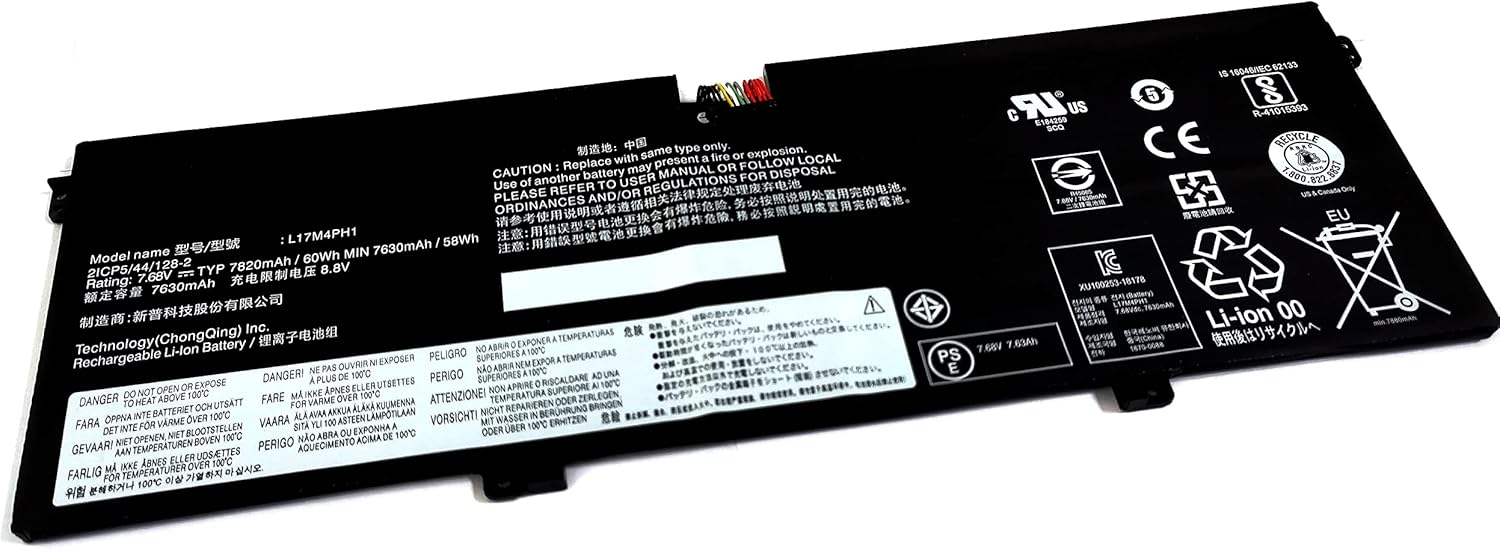 Batteria L17C4PH1 per Lenovo Yoga C930 7.68V 60Wh - immagine 3