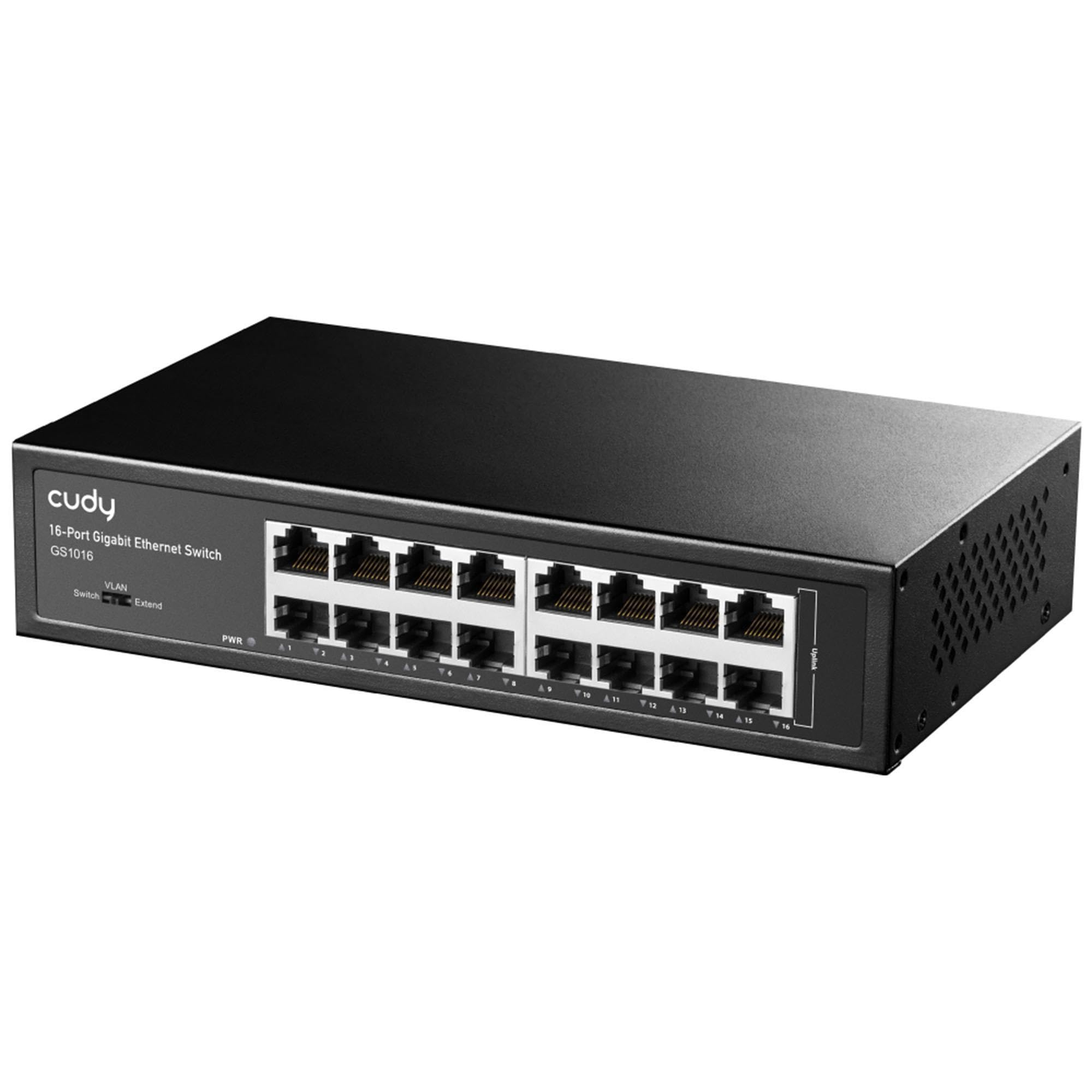 Cudy GS1016 - Switch Gigabit Unmanaged 16 Porte, Nero