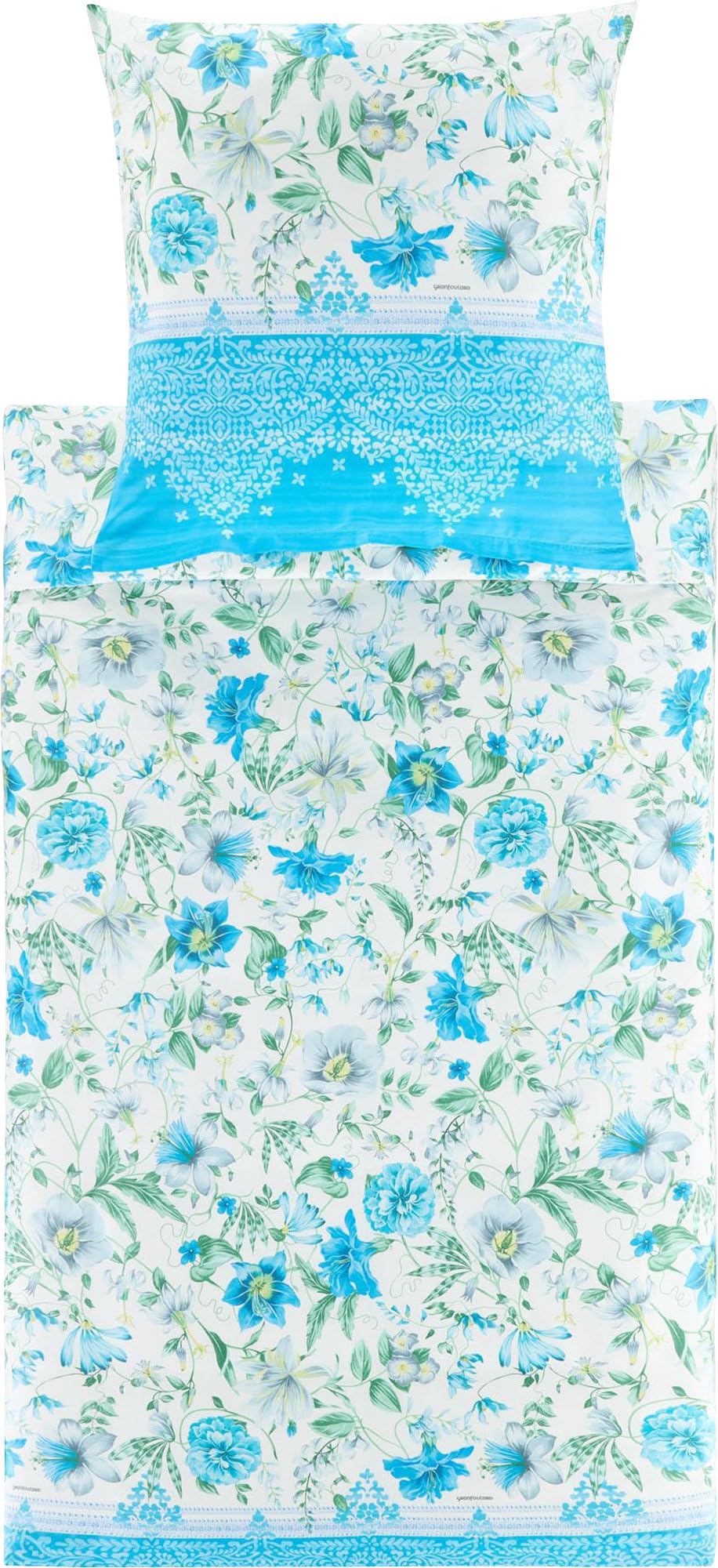 Bassetti Casablanca 9332098 - Biancheria da Letto Celeste C1