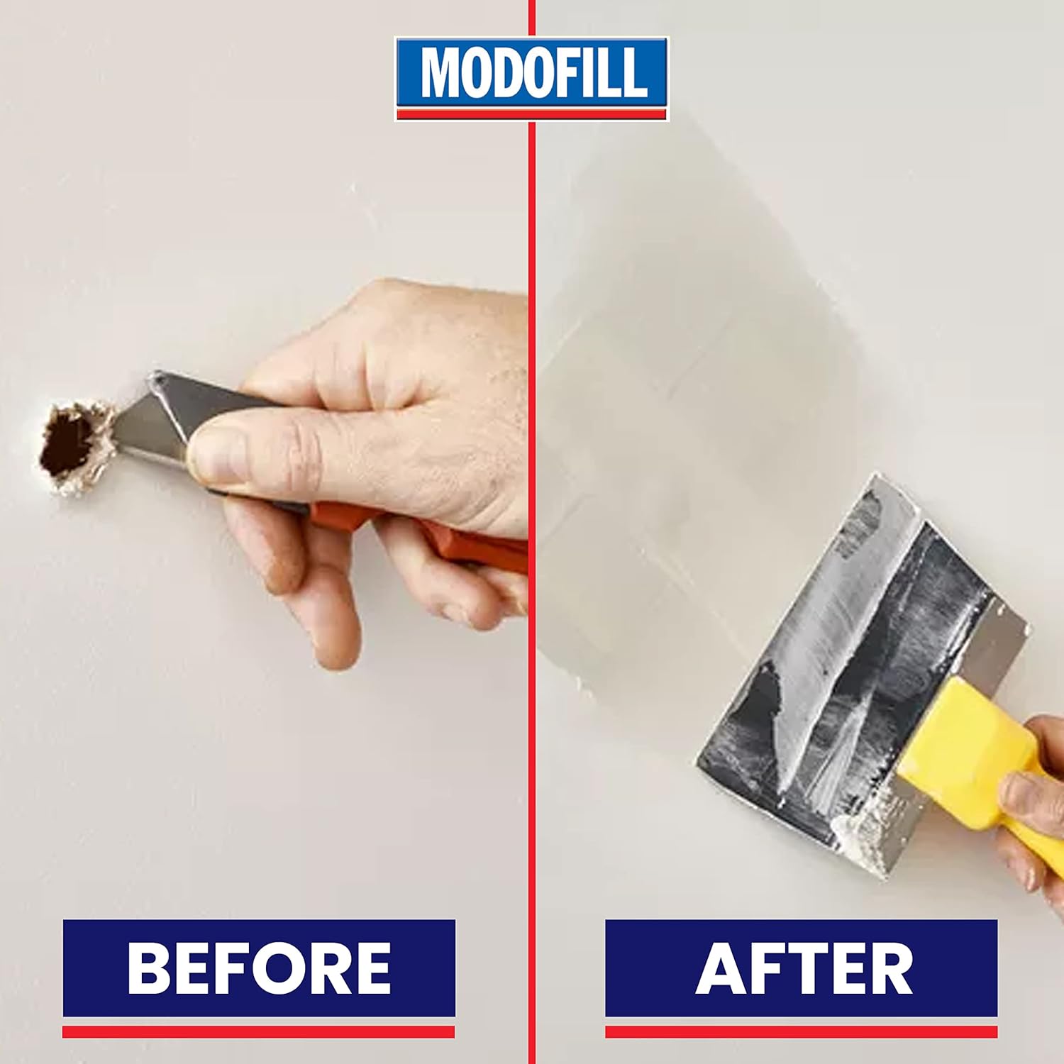 MODOFILL Alti Spessori - Stucco Muro Bianco 1 Kg - immagine 3