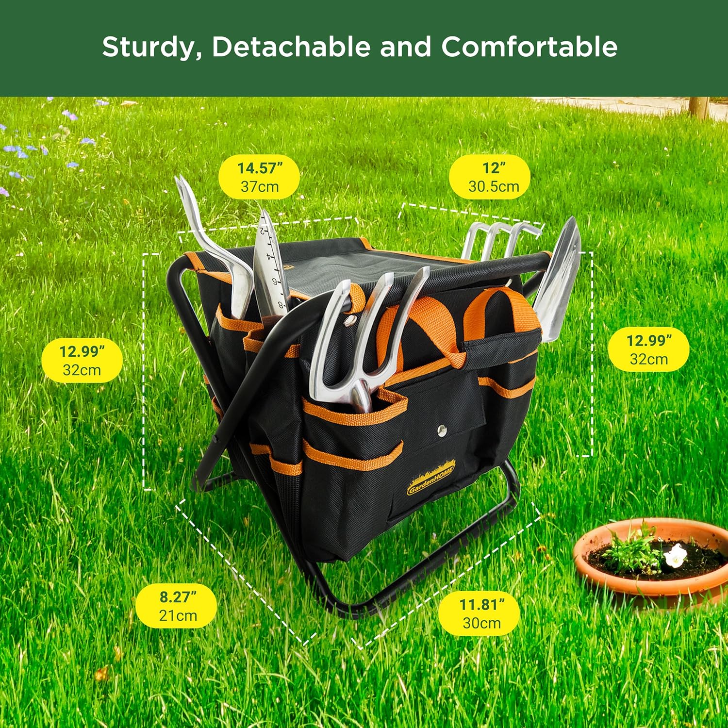 Gardenhome Set Attrezzi da Giardino 7 Pezzi - immagine 3