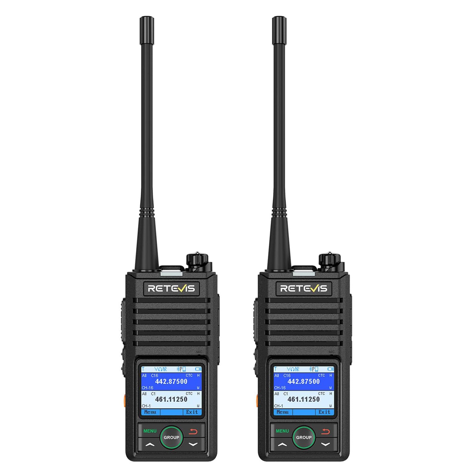 Retevis RB658 Walkie Talkie Bluetooth 1800mAh (2 Pezzi)