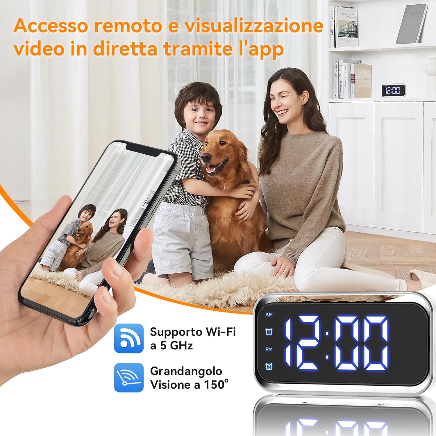 Telecamera Wireless WiFi Ultra HD 4K - immagine 3
