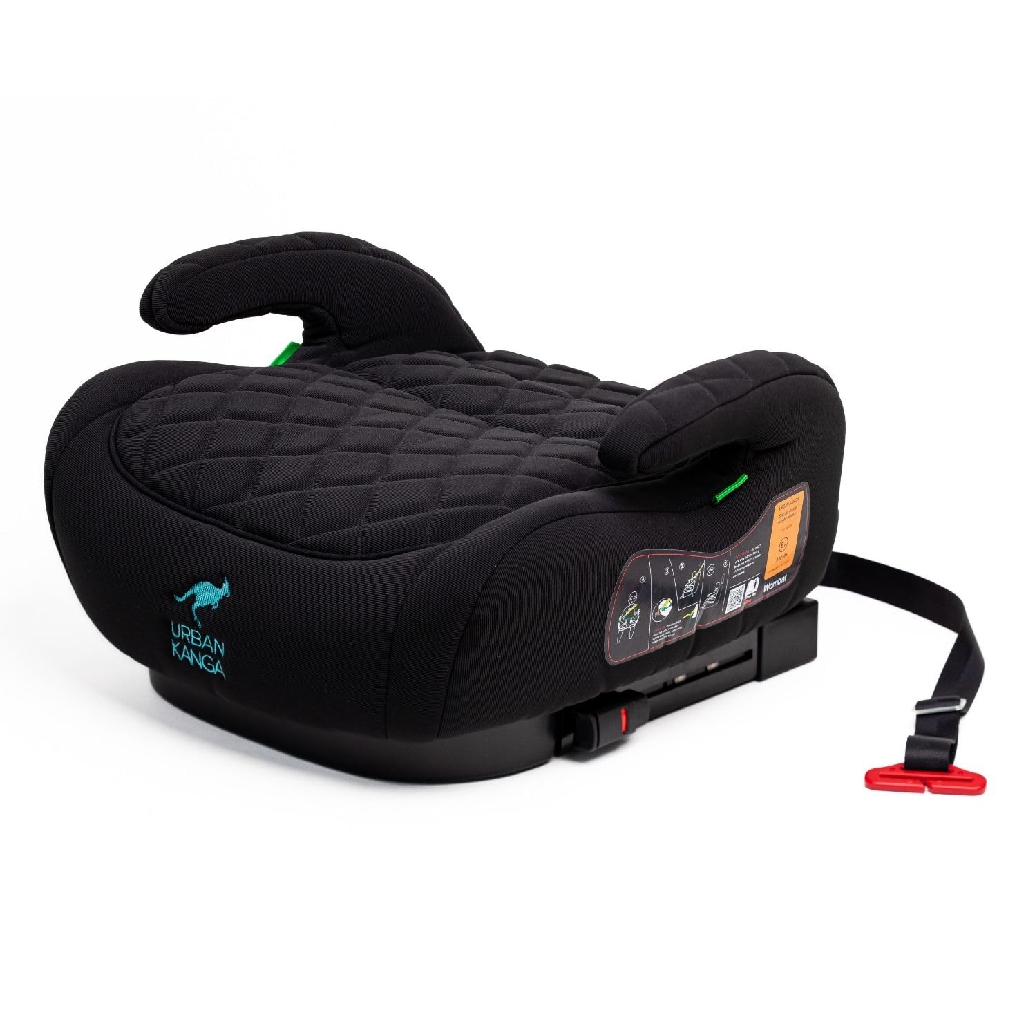 Urban Kanga Wombat Alzatina Auto Isofix, Nero