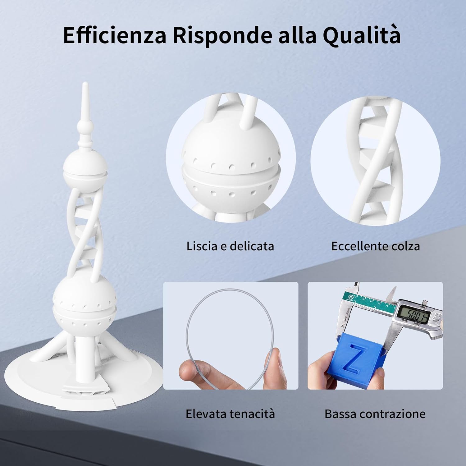 Anycubic Filamento PLA Alta Velocità 1,75 mm 2KG - immagine 4