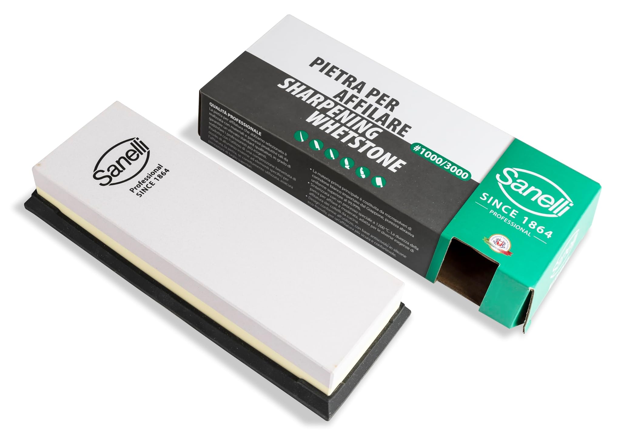 Sanelli Pietra Affilacoltelli Professionale Combinata