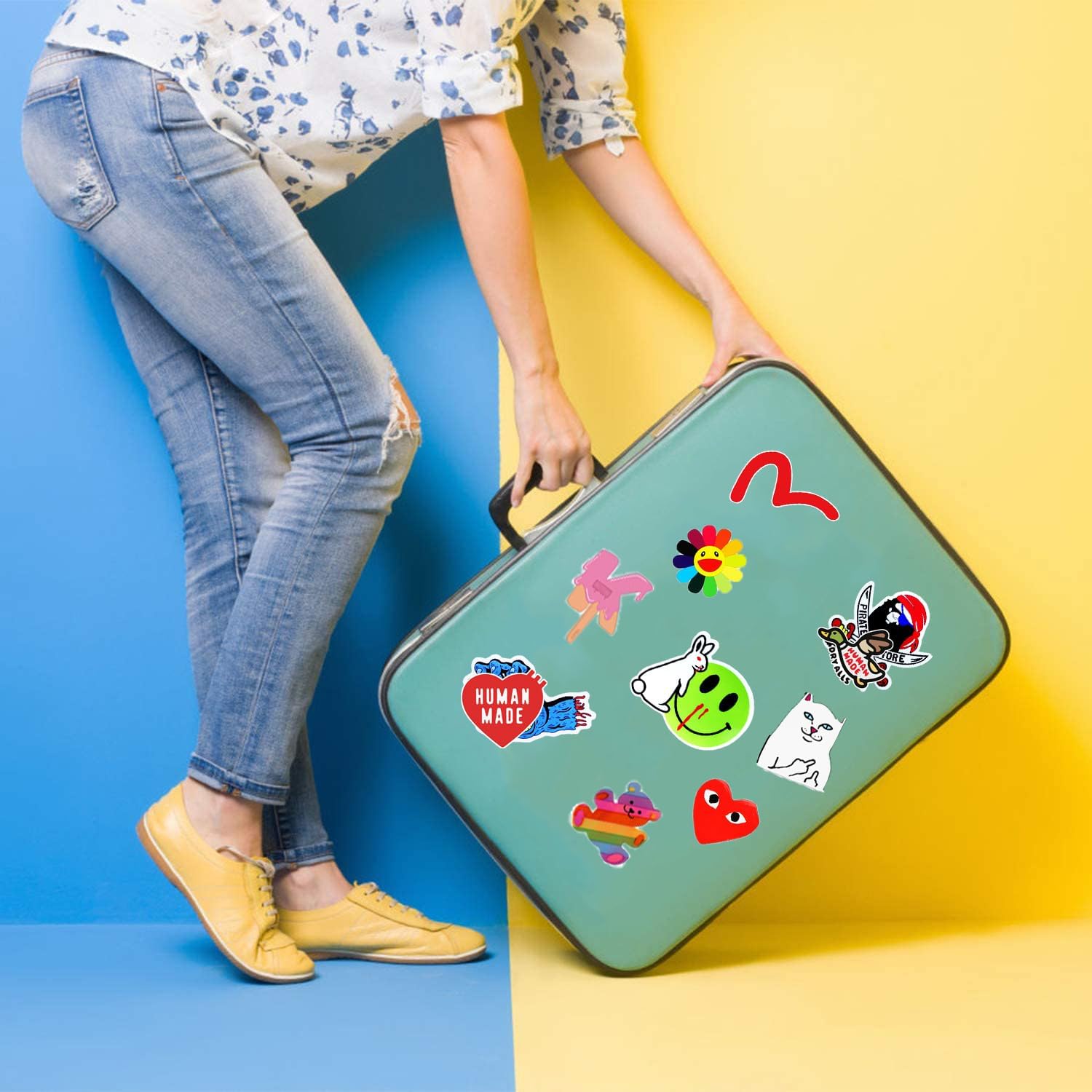 101 Pezzi Adesivi Popolari Moda di Strada - immagine 5