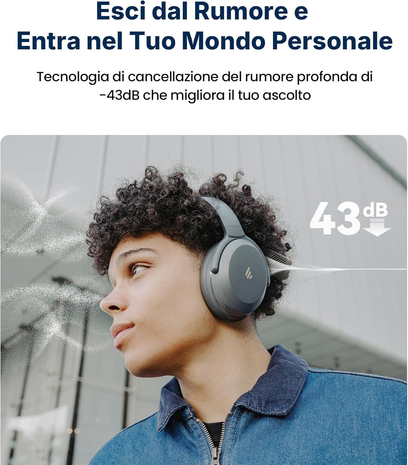 Edifier WH700NB Pro - Cuffie Wireless ANC -43 dB - immagine 3