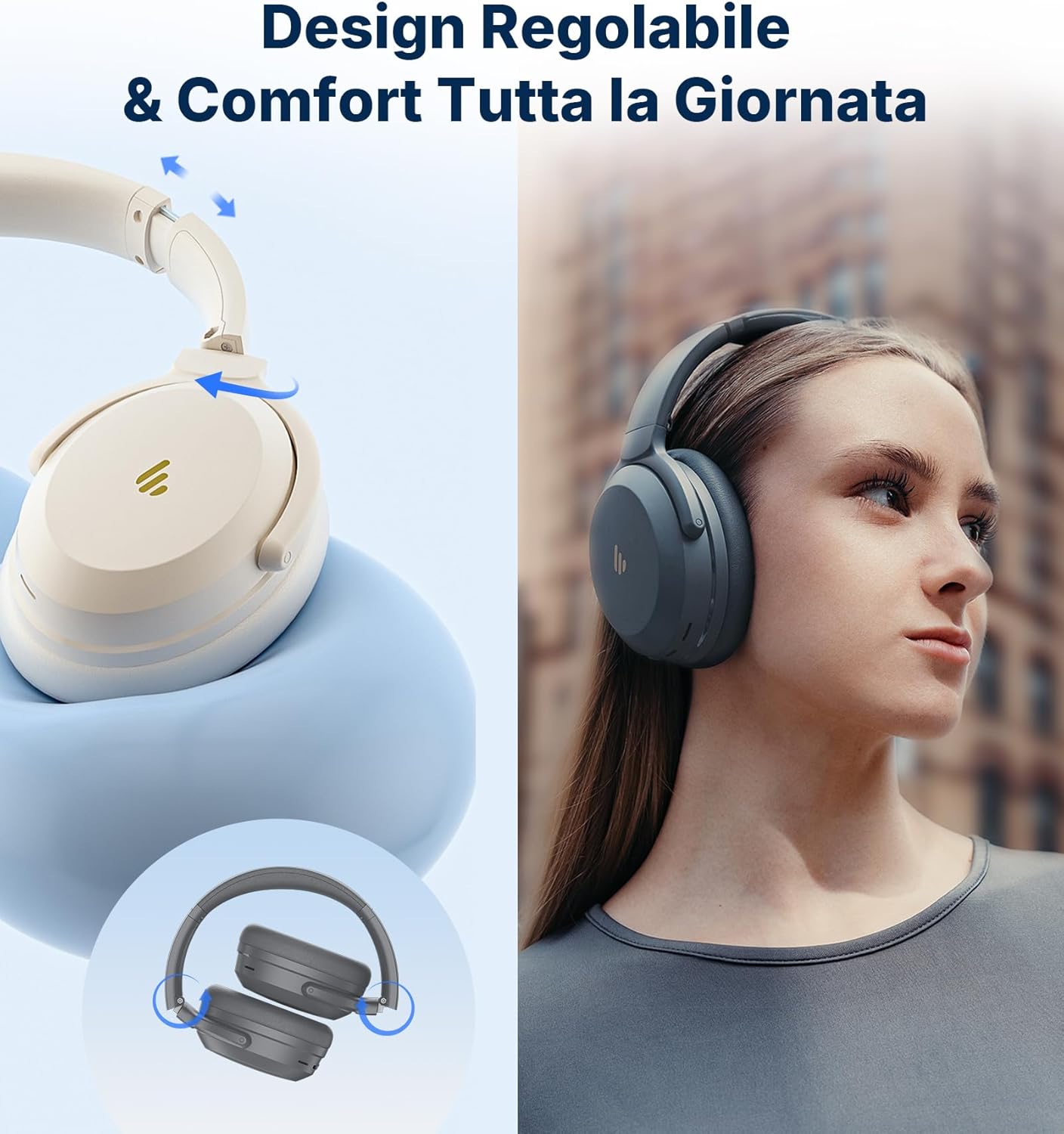 Edifier WH700NB Pro - Cuffie Wireless ANC -43 dB - immagine 4