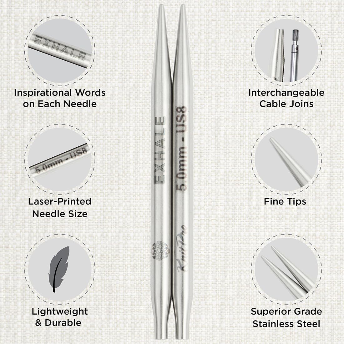 Knitpro The Mindful Collection - Set Aghi Intercambiabili - immagine 3