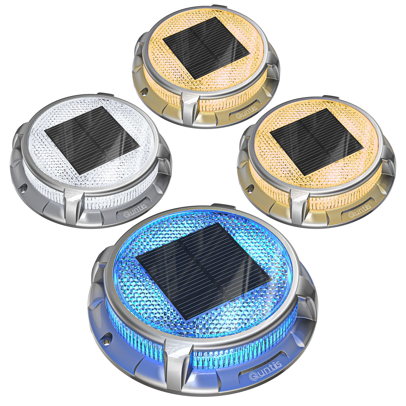 Quntis Luci Solari da Giardino 4 Pezzi 3-1 Colore