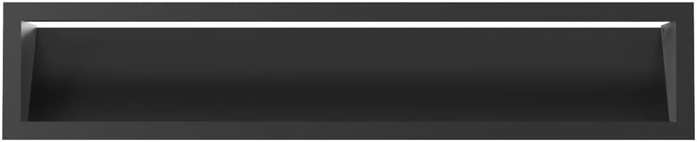 Kratki LUFT Griglia Ventilazione 12x60 cm, Nera - immagine 2