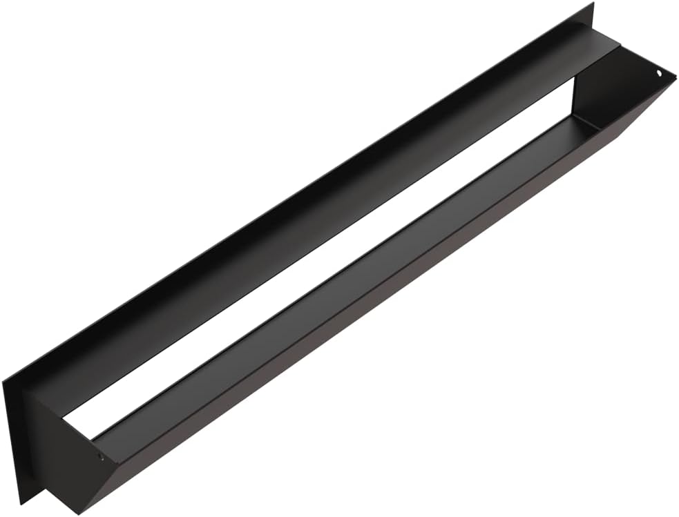 Kratki LUFT Griglia Ventilazione 12x60 cm, Nera - immagine 3