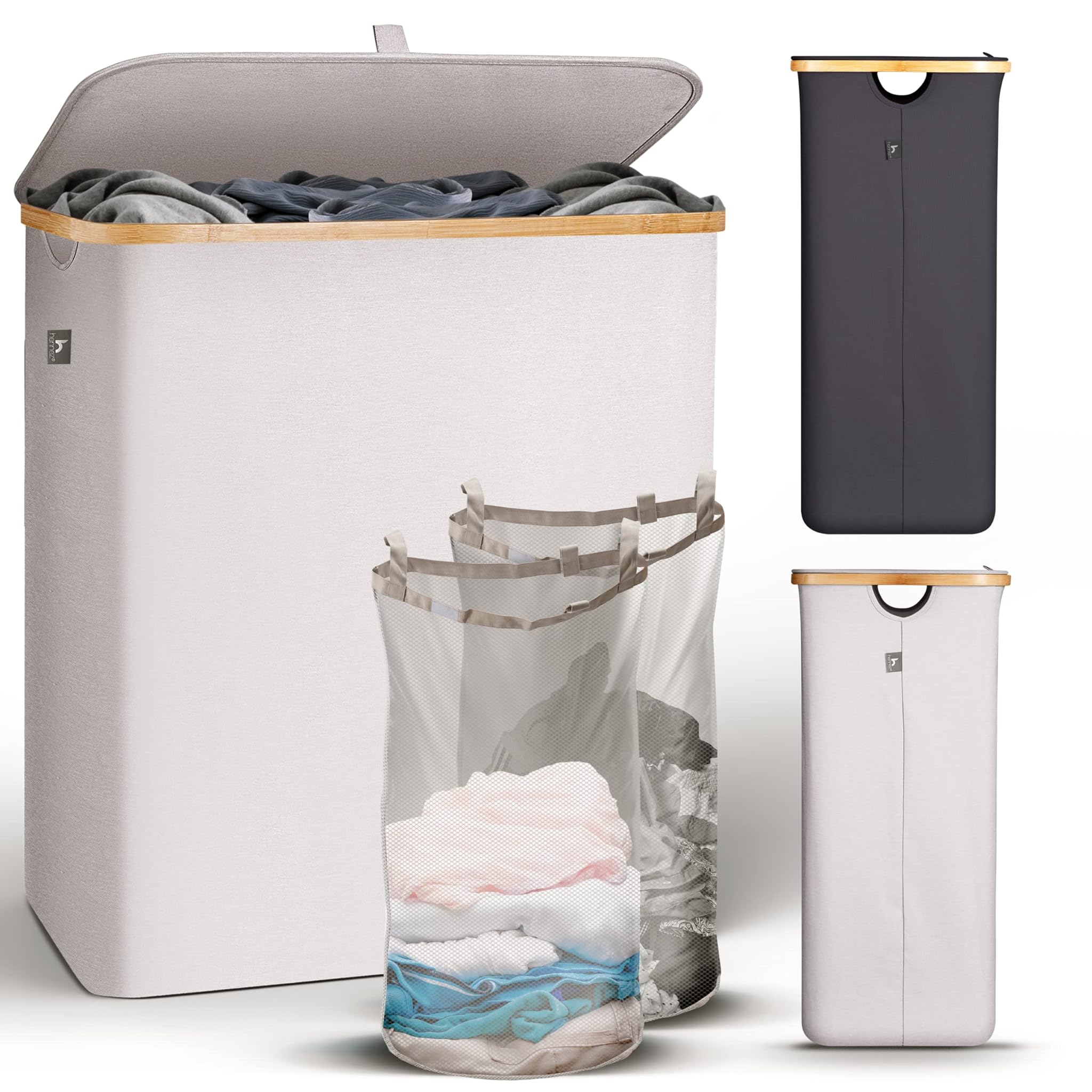 Hennez Cesto Porta Biancheria Sporca 140L