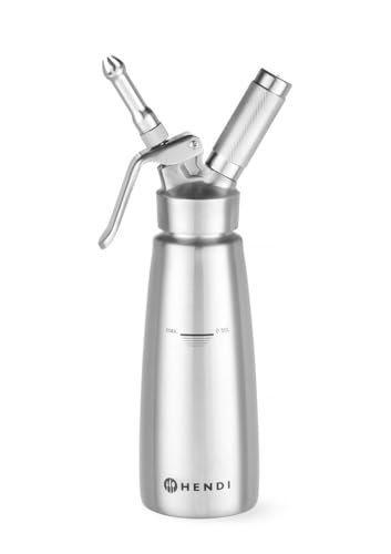Hendi Sifone per Cucina 0.5L, Acciaio Inox