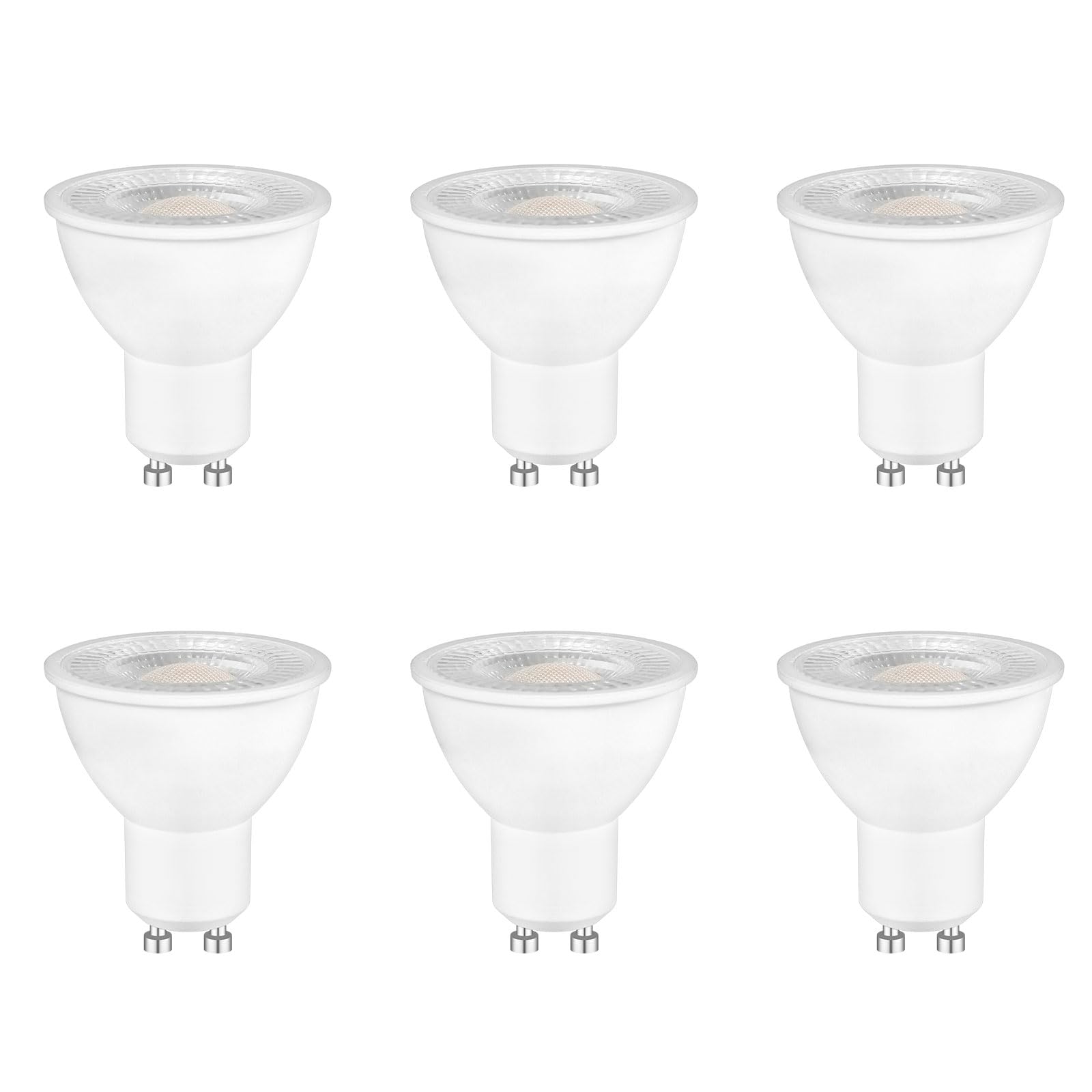 6 Lampadine LED GU10 5W 4000K Bianco Neutro