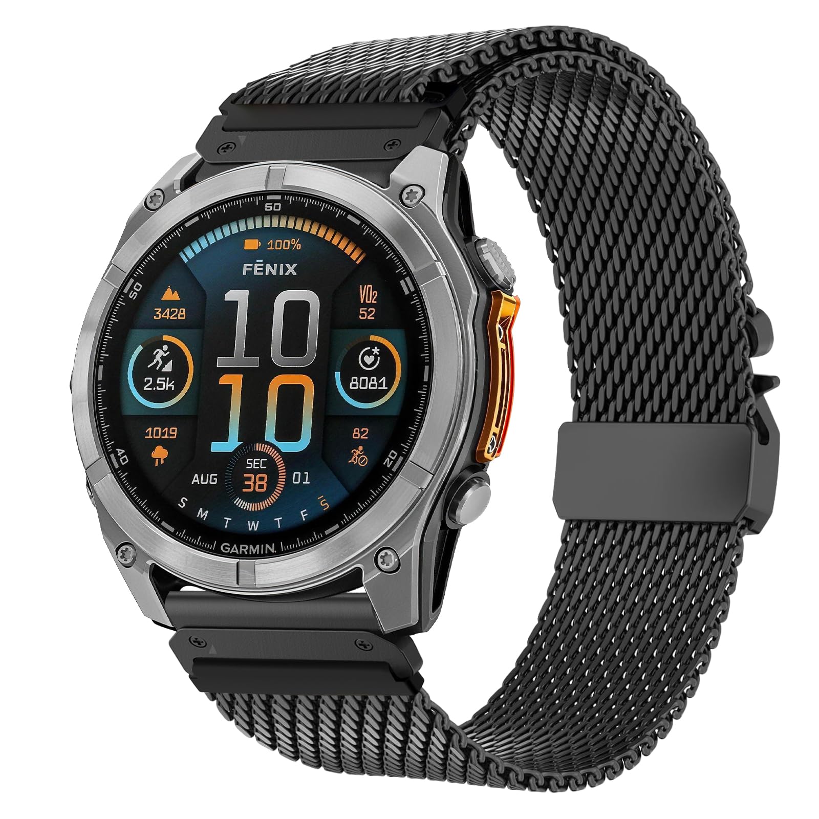 Cinturino Titanio 22mm Quick-fit per Garmin Fenix 8 47mm