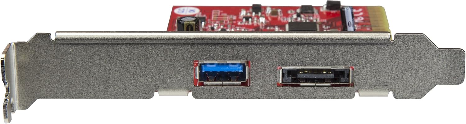 Startech.com Scheda PCIe eSATA 2 Porte USB 3.1 10 Gbps - immagine 2
