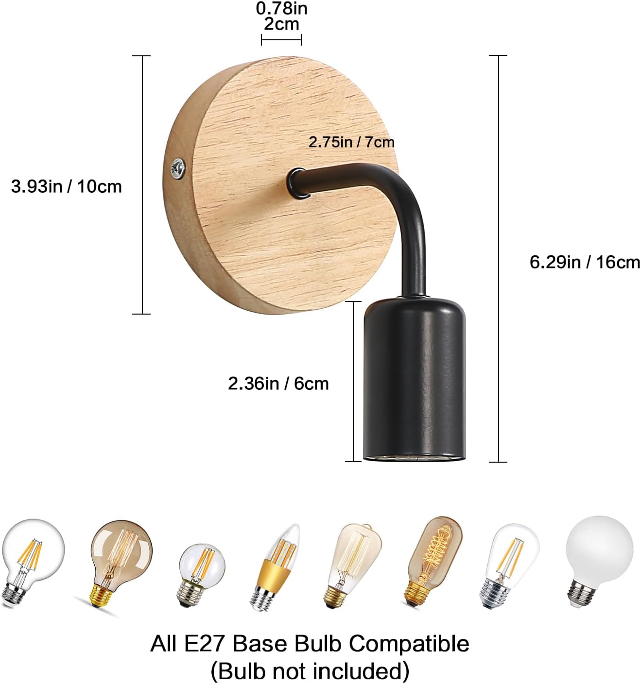 Tealight Lampade da Parete Interno in Legno e Metallo - immagine 4