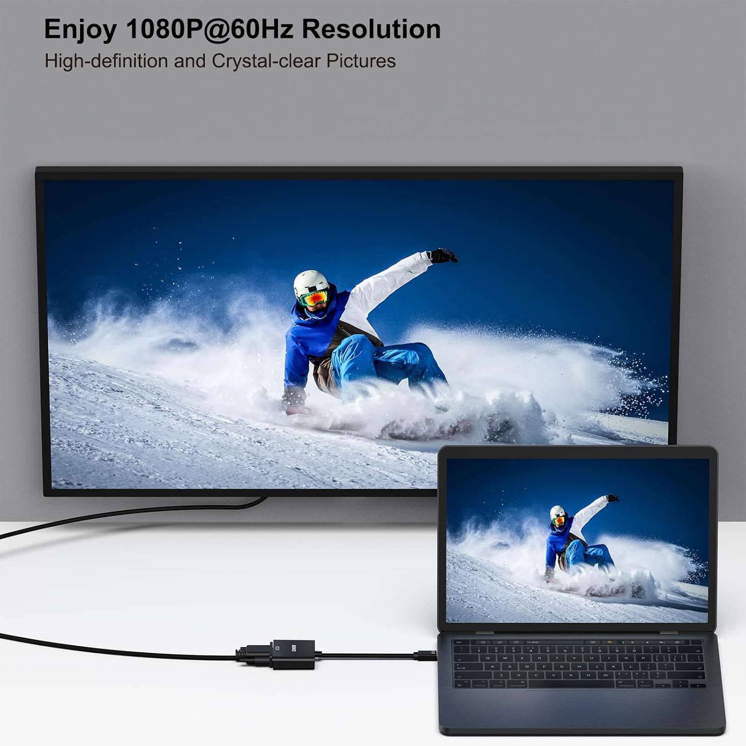 Benfei Adattatore Mini DisplayPort a VGA - immagine 4