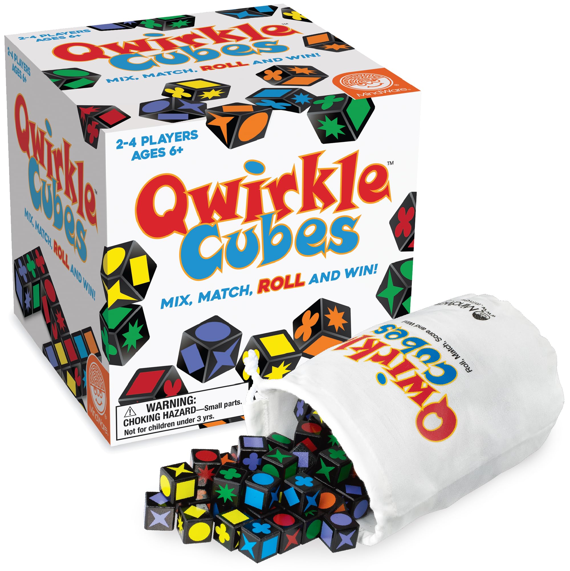 Mindware Qwirkle Cubes - Gioco da Tavolo Miniature