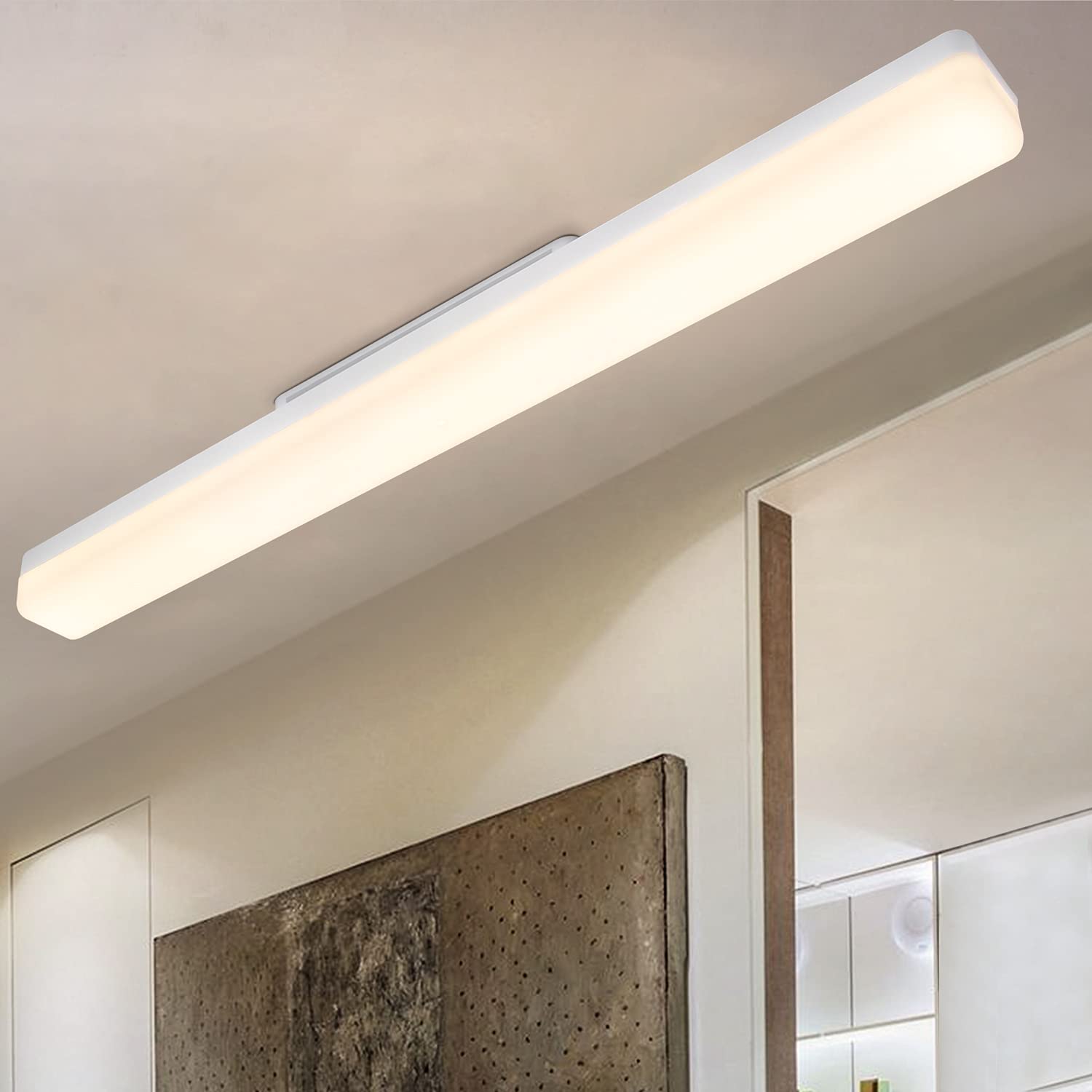 Cbjktx Plafoniera LED 24W Moderna 4000K 60CM