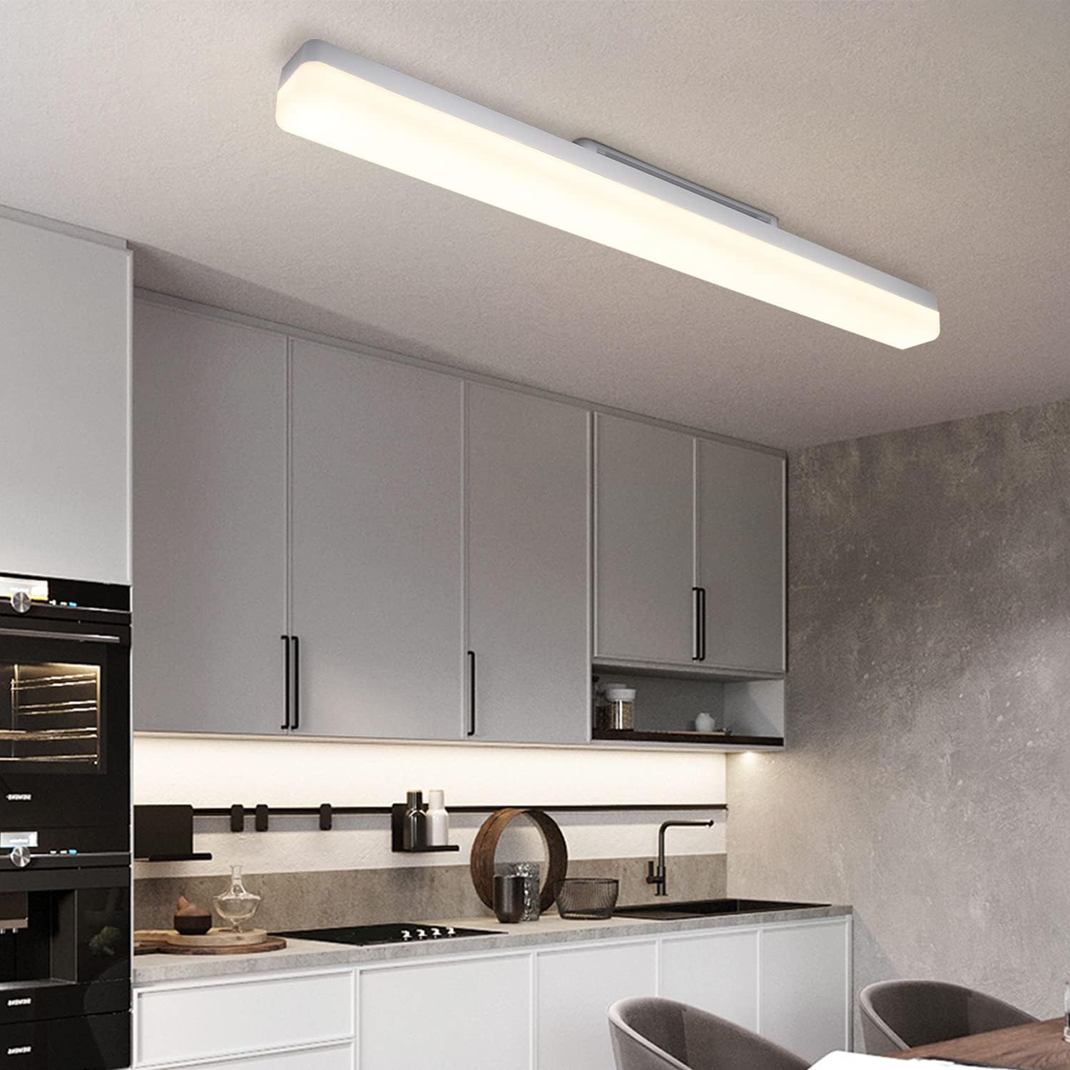 Cbjktx Plafoniera LED 24W Moderna 4000K 60CM - immagine 3