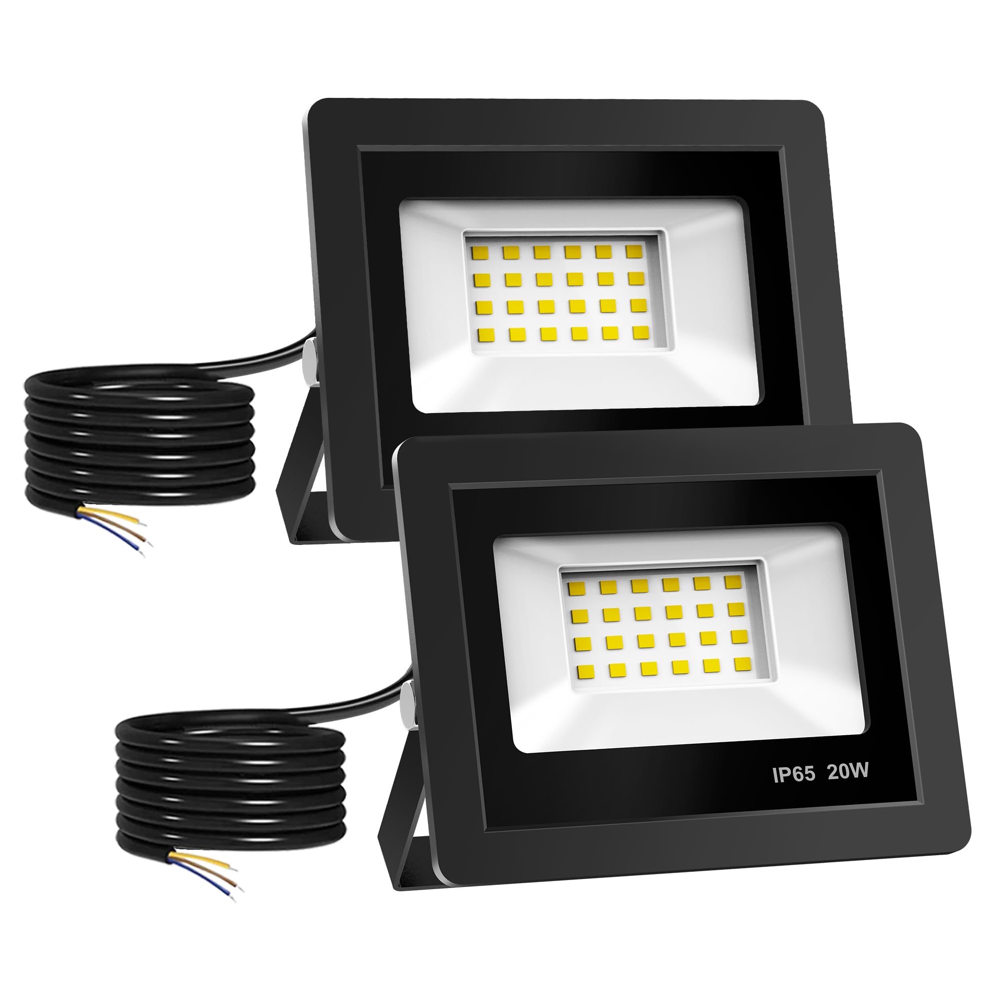 Realky Faretto Led da Esterno 20W, 2 Pezzi