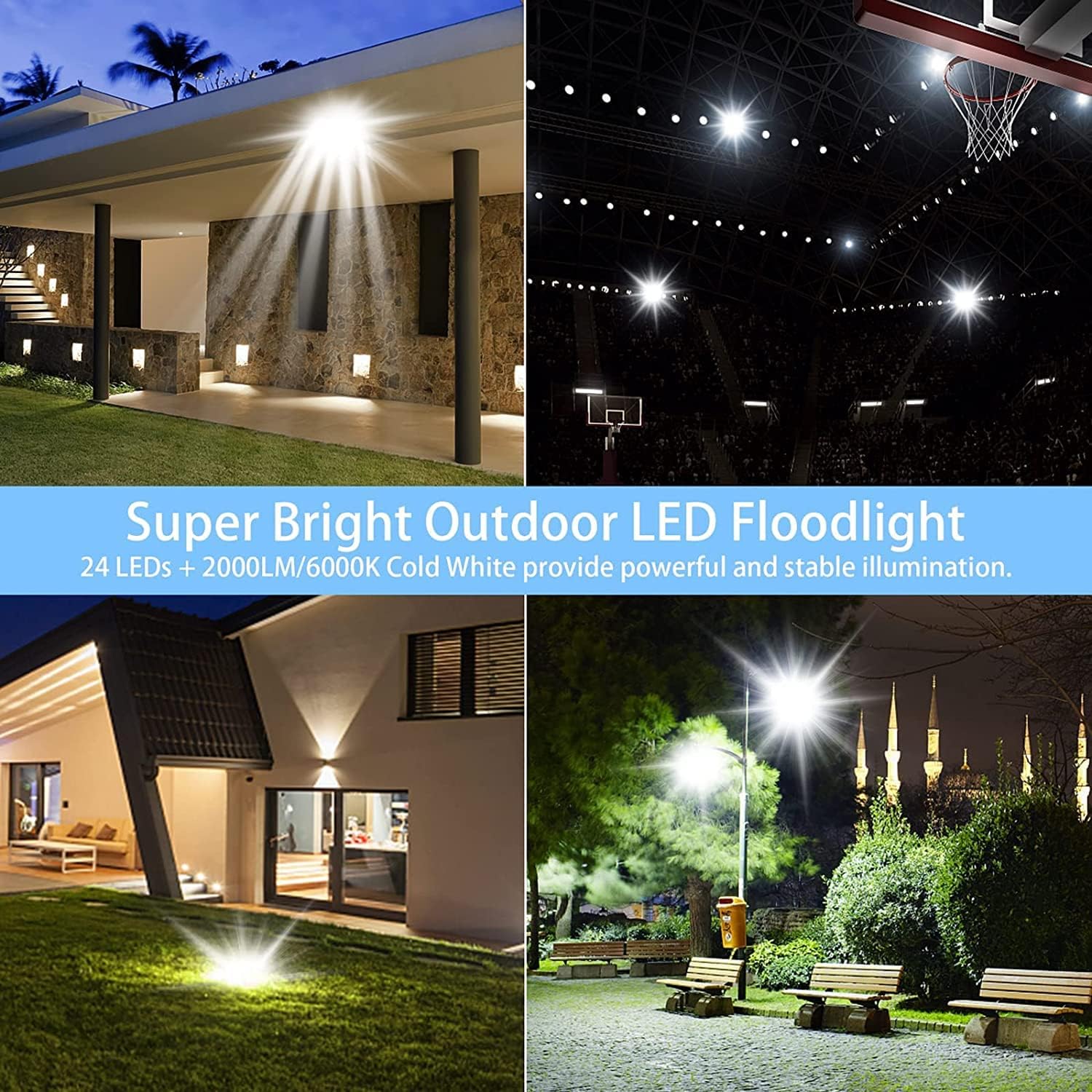 Realky Faretto Led da Esterno 20W, 2 Pezzi - immagine 7