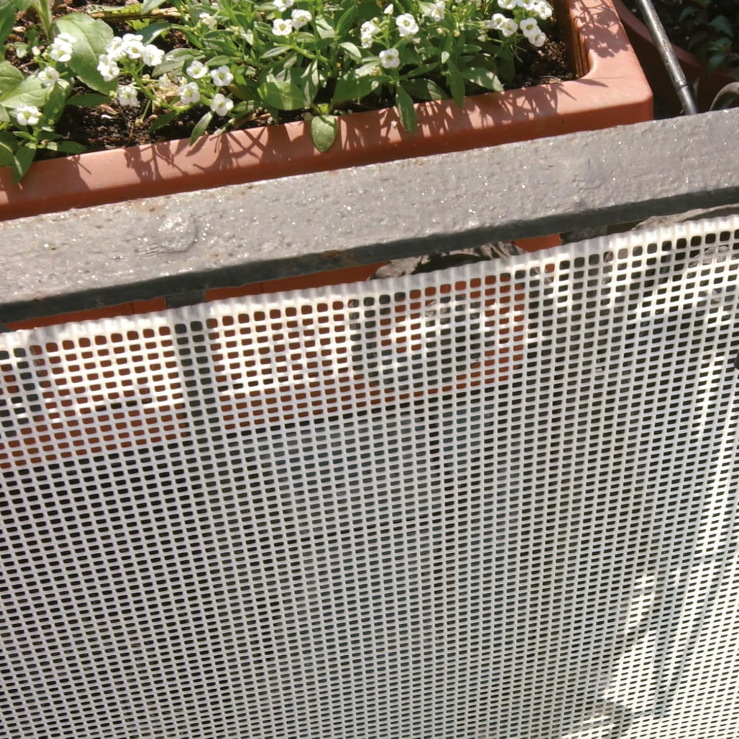 Tenax Quadra 05 Bianco - Rete Protettiva in Plastica 1x30m - immagine 5