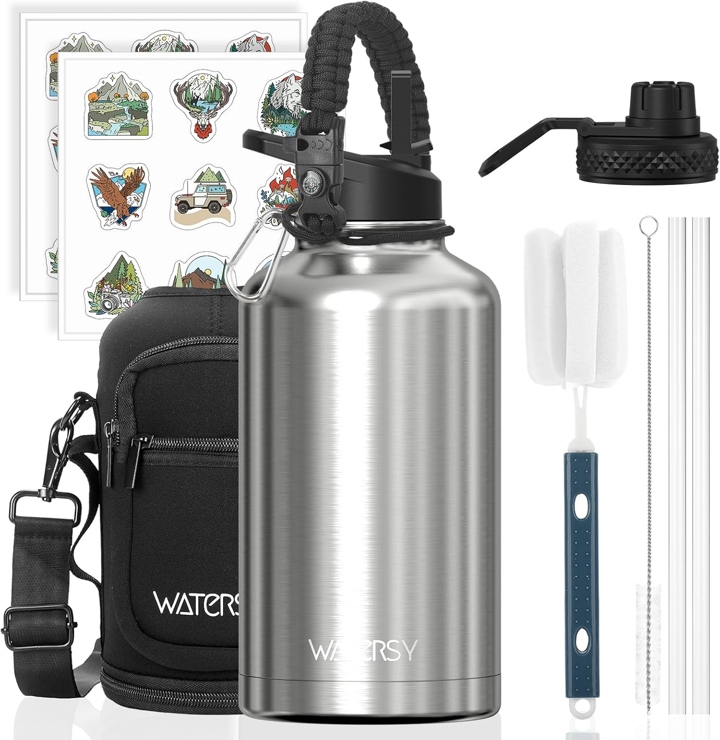 Watersy Borraccia Termica 2 Litri in Acciaio Inox - immagine 1