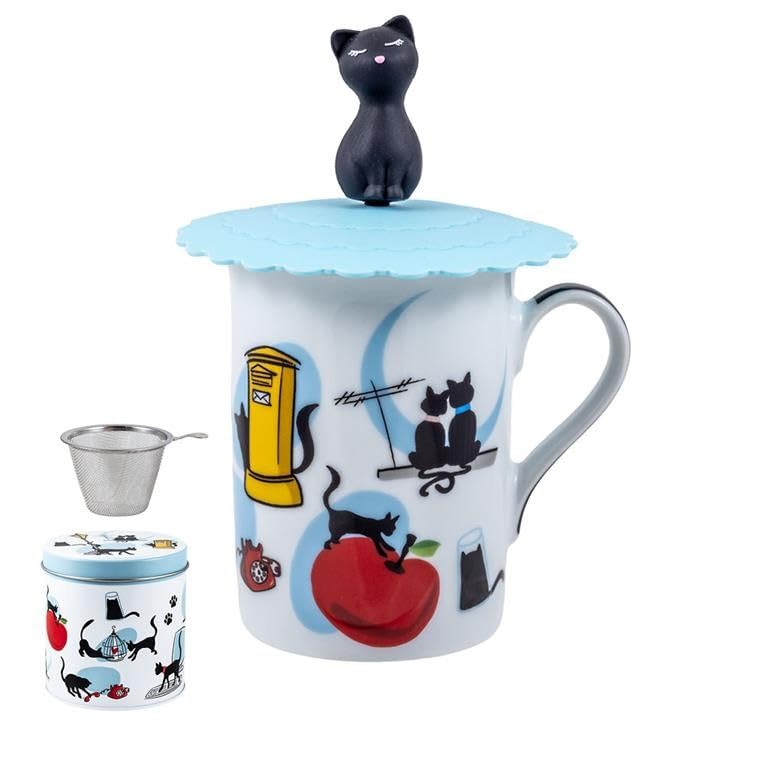 Drw Set 6 Mugs Infusion con Filtro Acciaio Inox