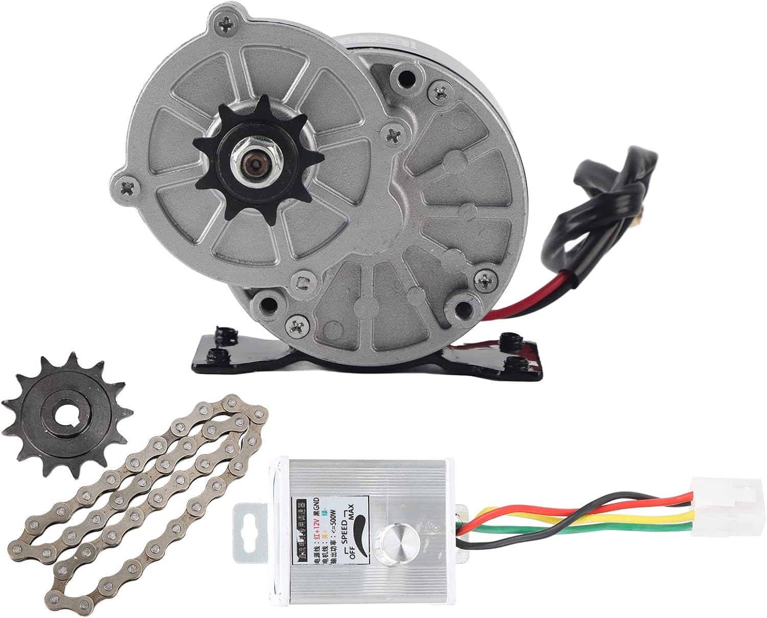 Kit Motore Elettrico 12V 250W CC con Controller - immagine 1