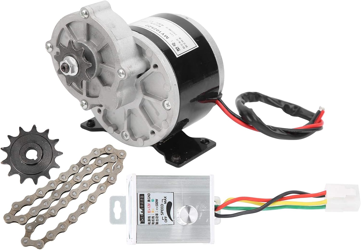 Kit Motore Elettrico 12V 250W CC con Controller - immagine 8
