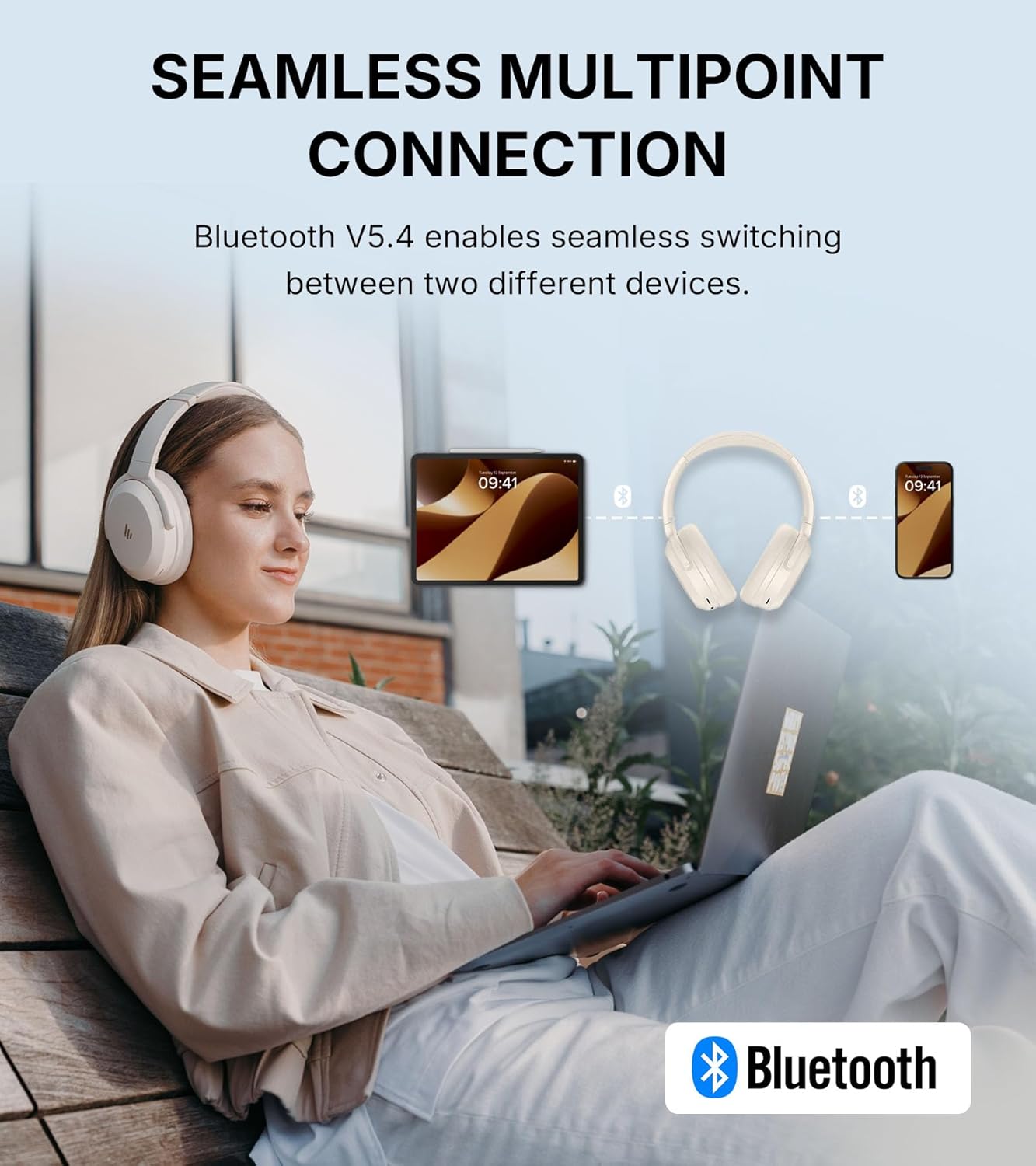 Edifier WH700NB Pro - Cuffie Wireless ANC Hi-Res - immagine 6