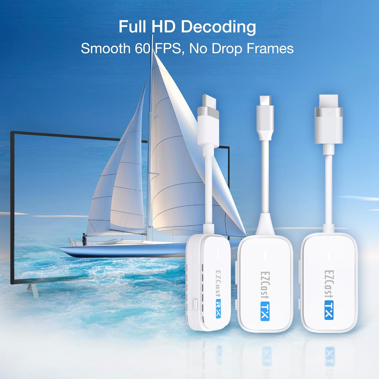 Ezcast Kit Trasmettitore e Ricevitore HDMI Wireless - immagine 2