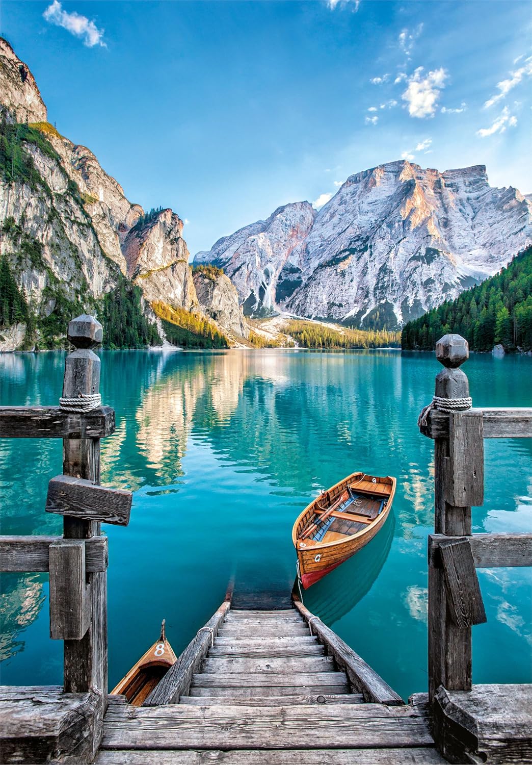 Clementoni Puzzle Collection - Braies Lake 500 Pezzi - immagine 2