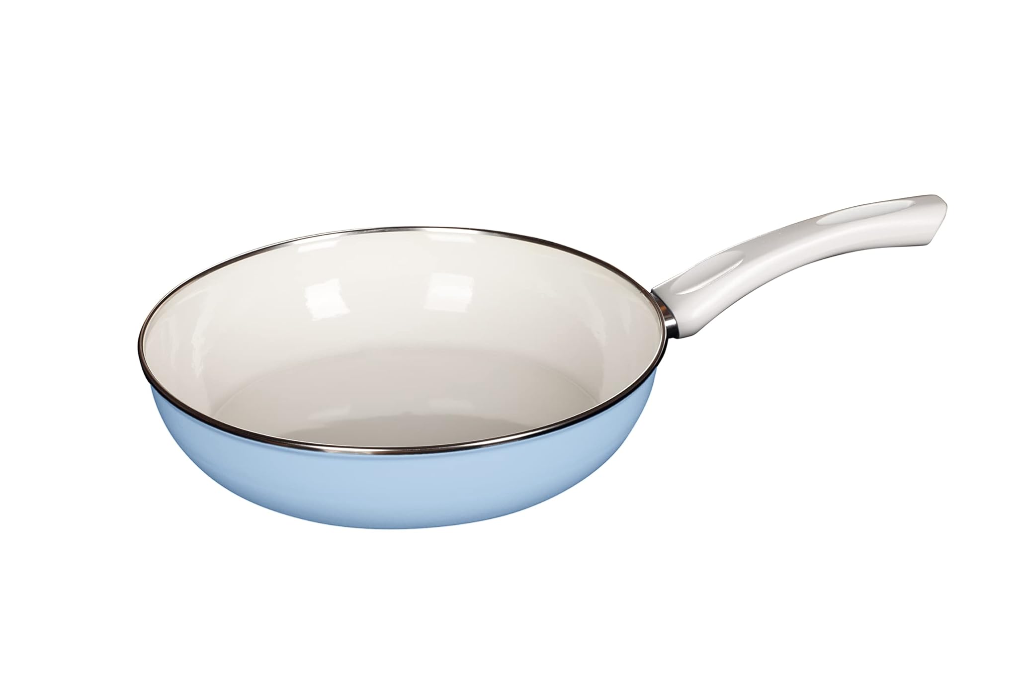 Riess Padella Smaltata Classica Blu Pastello 28cm