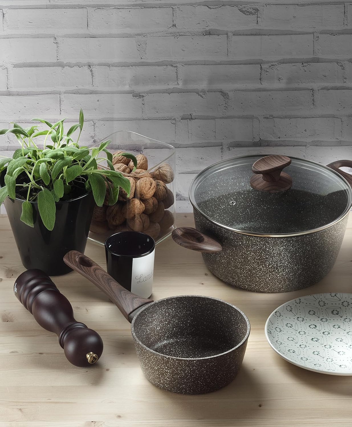 Pintinox Wok Alluminio Serie Natura 28cm - immagine 4