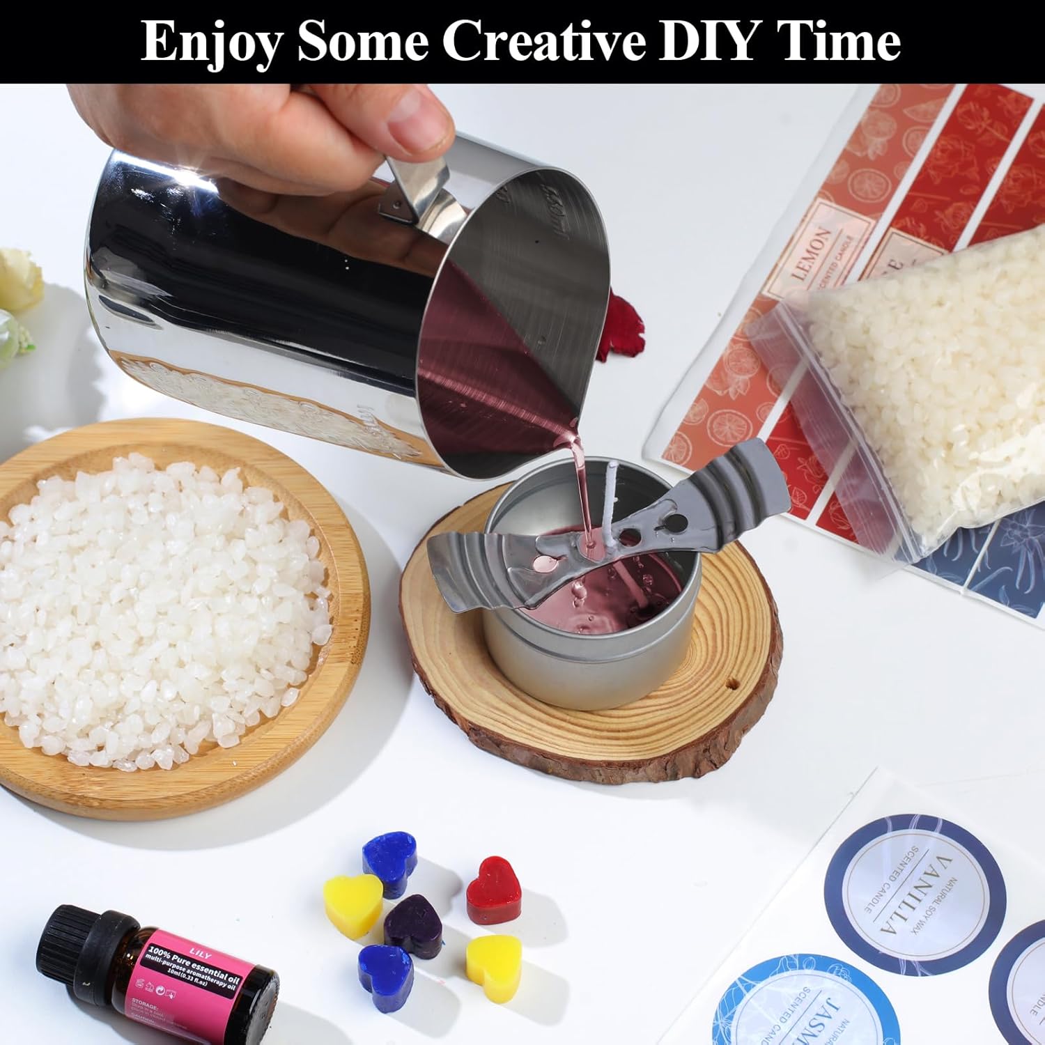 Tepenar Kit Fai da Te per Produzione Candele Profumate - immagine 4