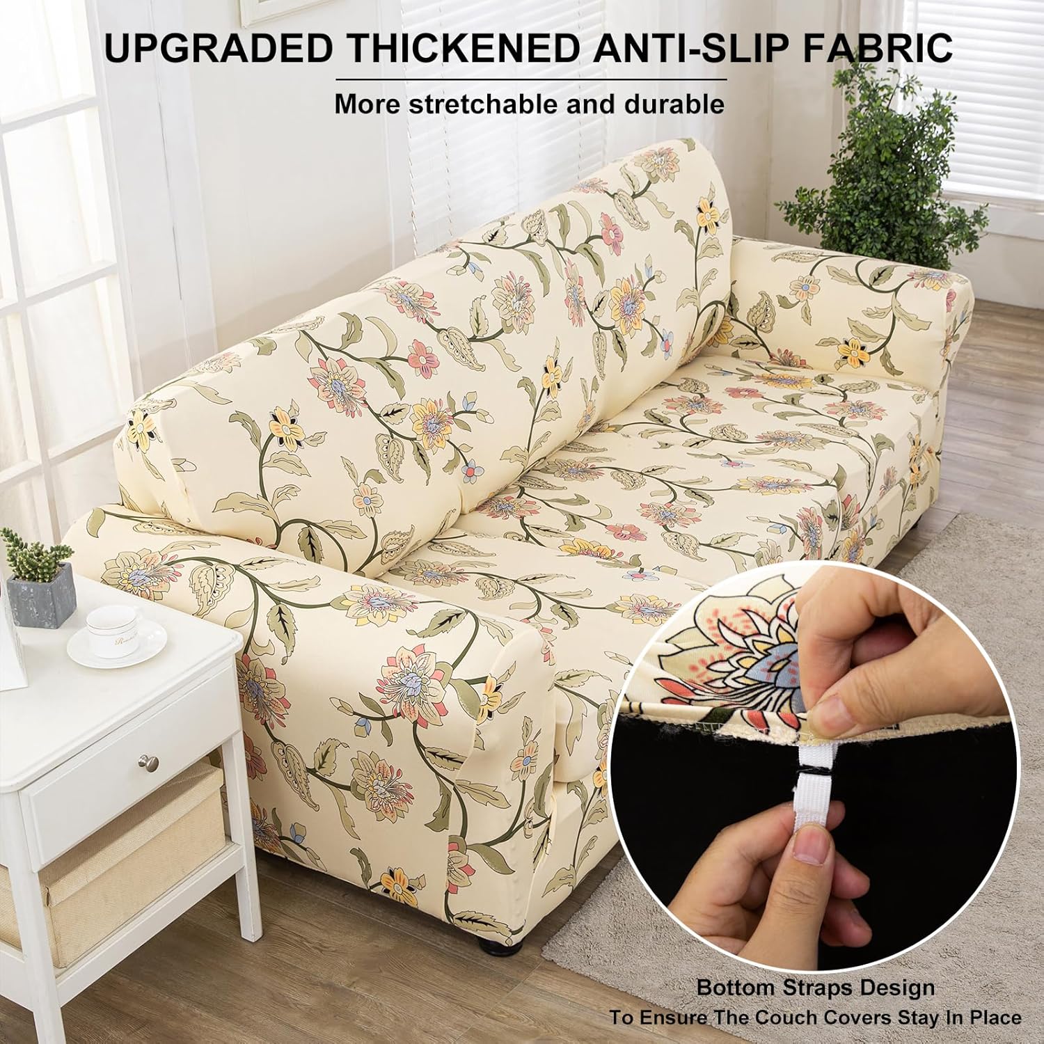 ARNTY Copridivano Elasticizzato con Cuscini Separati - immagine 4