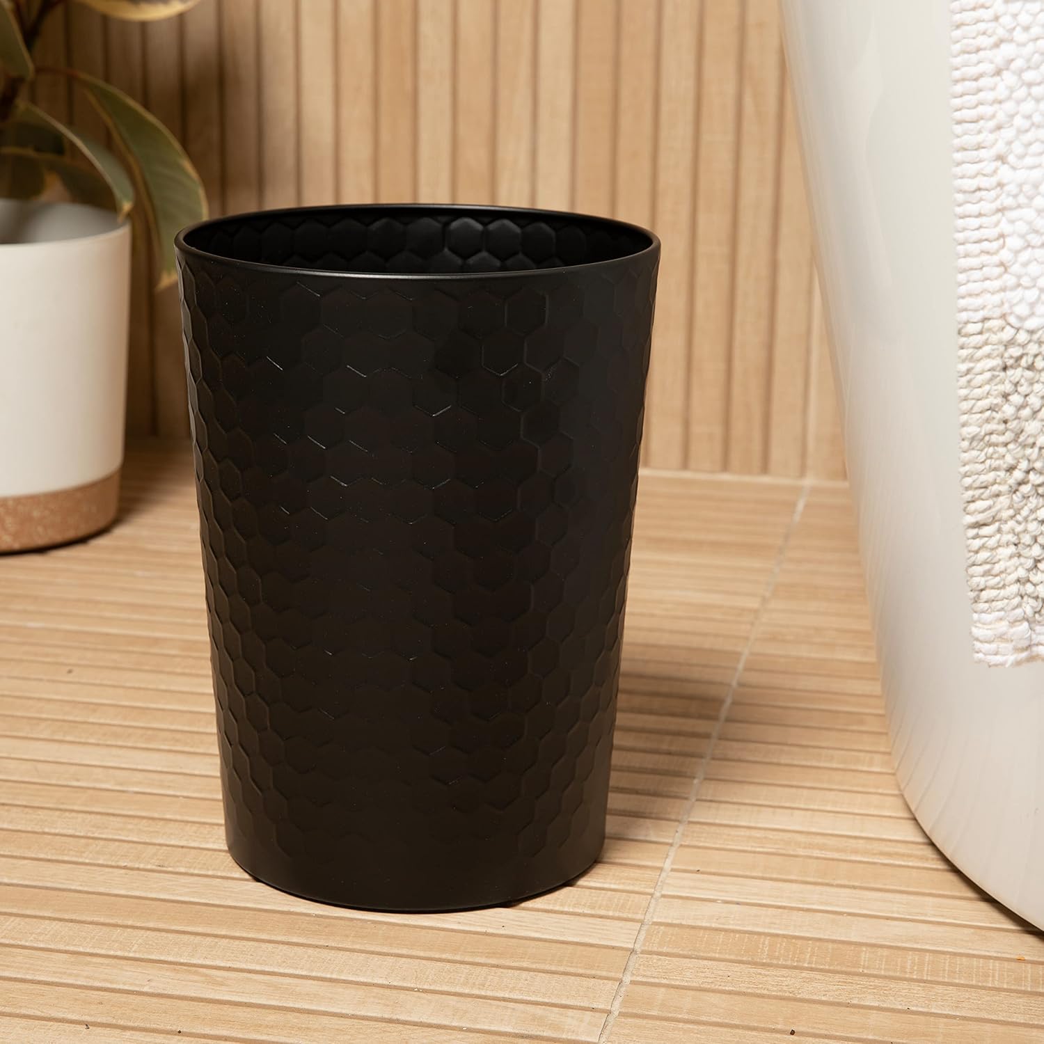 Zccz Set Accessori Bagno 6 Pezzi, Nero - immagine 5