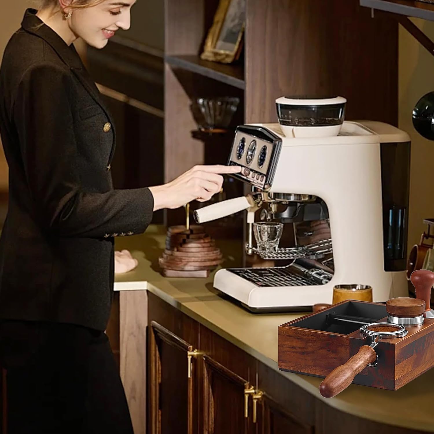 Stazione per Tamper Espresso con Distributore - immagine 6